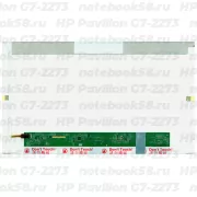 Матрица для ноутбука HP Pavilion G7-2273 (1600x900 HD+) TN, 40pin, Глянцевая