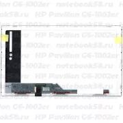 Матрица для ноутбука HP Pavilion G6-1002er (1366x768 HD) TN, 40pin, Матовая
