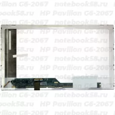 Матрица для ноутбука HP Pavilion G6-2067 (1366x768 HD) TN, 40pin, Глянцевая