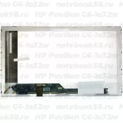 Матрица для ноутбука HP Pavilion G6-1a32nr (1366x768 HD) TN, 40pin, Глянцевая