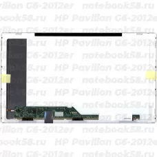 Матрица для ноутбука HP Pavilion G6-2012er (1366x768 HD) TN, 40pin, Матовая