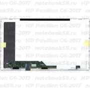 Матрица для ноутбука HP Pavilion G6-2017 (1366x768 HD) TN, 40pin, Матовая