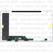 Матрица для ноутбука HP Pavilion G6-2021 (1366x768 HD) TN, 40pin, Матовая