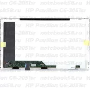 Матрица для ноутбука HP Pavilion G6-2051sr (1366x768 HD) TN, 40pin, Матовая