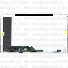 Матрица для ноутбука HP Pavilion G6-2058 (1366x768 HD) TN, 40pin, Матовая