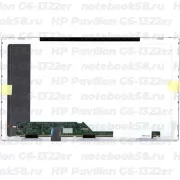 Матрица для ноутбука HP Pavilion G6-1322er (1366x768 HD) TN, 40pin, Матовая