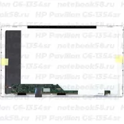 Матрица для ноутбука HP Pavilion G6-1354sr (1366x768 HD) TN, 40pin, Матовая