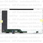 Матрица для ноутбука HP Pavilion G6-1a67nr (1366x768 HD) TN, 40pin, Матовая