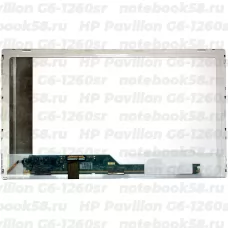 Матрица для ноутбука HP Pavilion G6-1260sr (1366x768 HD) TN, 40pin, Матовая