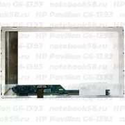 Матрица для ноутбука HP Pavilion G6-1393 (1366x768 HD) TN, 40pin, Матовая