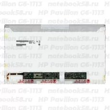 Матрица для ноутбука HP Pavilion G6-1113 (1366x768 HD) TN, 40pin, Глянцевая