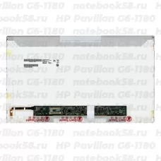 Матрица для ноутбука HP Pavilion G6-1180 (1366x768 HD) TN, 40pin, Глянцевая