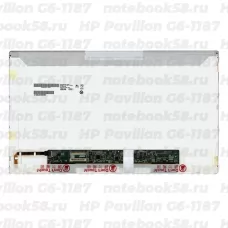 Матрица для ноутбука HP Pavilion G6-1187 (1366x768 HD) TN, 40pin, Глянцевая