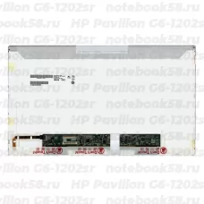 Матрица для ноутбука HP Pavilion G6-1202sr (1366x768 HD) TN, 40pin, Глянцевая