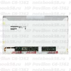 Матрица для ноутбука HP Pavilion G6-1362 (1366x768 HD) TN, 40pin, Глянцевая