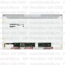 Матрица для ноутбука HP Pavilion G6-1392 (1366x768 HD) TN, 40pin, Глянцевая