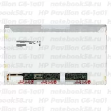 Матрица для ноутбука HP Pavilion G6-1a01 (1366x768 HD) TN, 40pin, Глянцевая