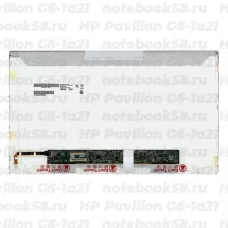 Матрица для ноутбука HP Pavilion G6-1a21 (1366x768 HD) TN, 40pin, Глянцевая