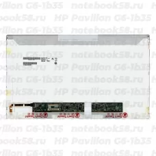 Матрица для ноутбука HP Pavilion G6-1b35 (1366x768 HD) TN, 40pin, Глянцевая