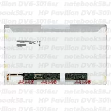 Матрица для ноутбука HP Pavilion DV6-3016er (1366x768 HD) TN, 40pin, Глянцевая