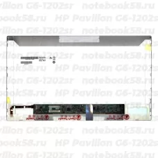 Матрица для ноутбука HP Pavilion G6-1202sr (1366x768 HD) TN, 40pin, Матовая