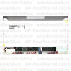 Матрица для ноутбука HP Pavilion G6-1253sr (1366x768 HD) TN, 40pin, Матовая