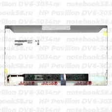 Матрица для ноутбука HP Pavilion DV6-3034nr (1366x768 HD) TN, 40pin, Матовая