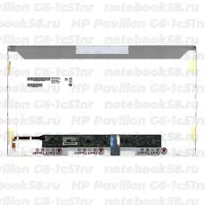 Матрица для ноутбука HP Pavilion G6-1c51nr (1366x768 HD) TN, 40pin, Глянцевая