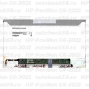 Матрица для ноутбука HP Pavilion G6-2022 (1366x768 HD) TN, 40pin, Матовая