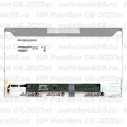 Матрица для ноутбука HP Pavilion G6-2027sr (1366x768 HD) TN, 40pin, Матовая