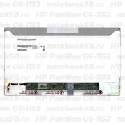 Матрица для ноутбука HP Pavilion G6-1152 (1366x768 HD) TN, 40pin, Матовая