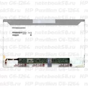 Матрица для ноутбука HP Pavilion G6-1264 (1366x768 HD) TN, 40pin, Матовая