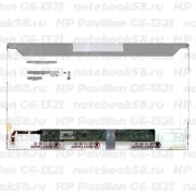 Матрица для ноутбука HP Pavilion G6-1321 (1366x768 HD) TN, 40pin, Матовая