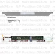 Матрица для ноутбука HP Pavilion G6-1d20 (1366x768 HD) TN, 40pin, Матовая