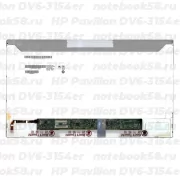 Матрица для ноутбука HP Pavilion DV6-3154er (1366x768 HD) TN, 40pin, Матовая