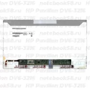 Матрица для ноутбука HP Pavilion DV6-3216 (1366x768 HD) TN, 40pin, Матовая