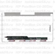 Матрица для ноутбука HP Pavilion G6-2012er (1366x768 HD) TN, 40pin, Глянцевая