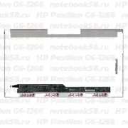 Матрица для ноутбука HP Pavilion G6-1266 (1366x768 HD) TN, 40pin, Глянцевая