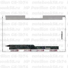 Матрица для ноутбука HP Pavilion G6-1b74 (1366x768 HD) TN, 40pin, Глянцевая