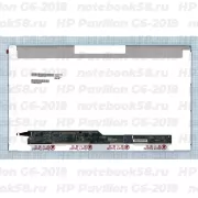 Матрица для ноутбука HP Pavilion G6-2018 (1366x768 HD) TN, 40pin, Матовая