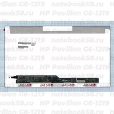 Матрица для ноутбука HP Pavilion G6-1219 (1366x768 HD) TN, 40pin, Матовая