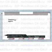 Матрица для ноутбука HP Pavilion G6-1240 (1366x768 HD) TN, 40pin, Матовая