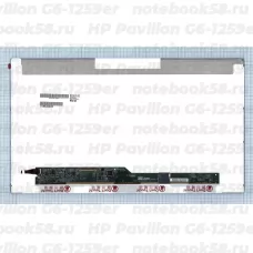 Матрица для ноутбука HP Pavilion G6-1259er (1366x768 HD) TN, 40pin, Матовая