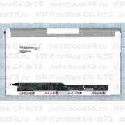 Матрица для ноутбука HP Pavilion G6-1c75 (1366x768 HD) TN, 40pin, Матовая