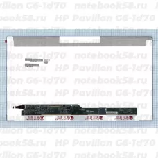 Матрица для ноутбука HP Pavilion G6-1d70 (1366x768 HD) TN, 40pin, Матовая