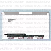 Матрица для ноутбука HP Pavilion DV6-3031nr (1366x768 HD) TN, 40pin, Матовая