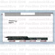 Матрица для ноутбука HP Pavilion DV6-3206 (1366x768 HD) TN, 40pin, Матовая