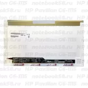 Матрица для ноутбука HP Pavilion G6-1115 (1366x768 HD) TN, 40pin, Глянцевая