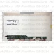 Матрица для ноутбука HP Pavilion G6-2024 (1366x768 HD) TN, 40pin, Глянцевая