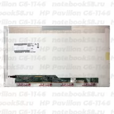 Матрица для ноутбука HP Pavilion G6-1146 (1366x768 HD) TN, 40pin, Глянцевая